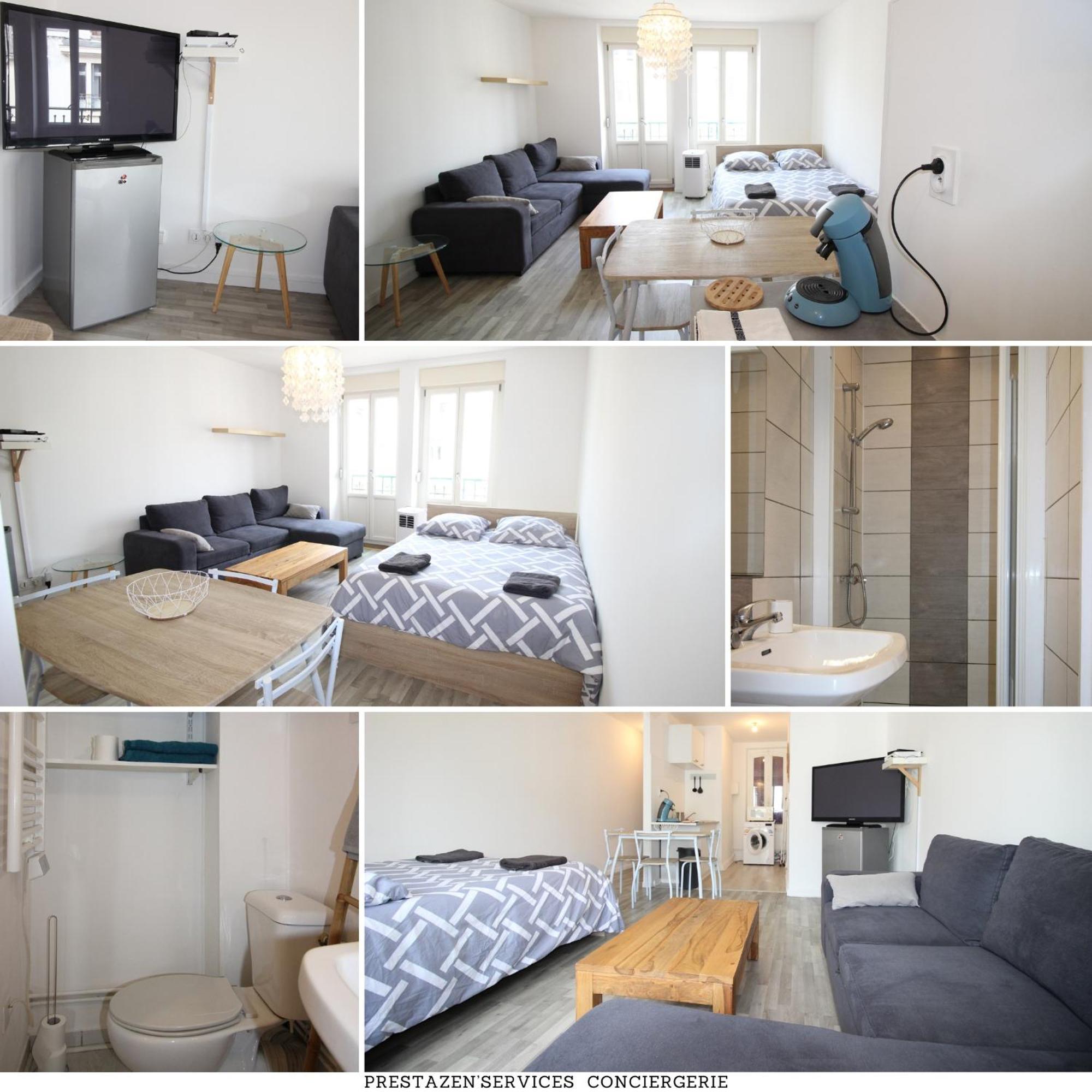 Apartment Centre - - 1 Lit Et Canape Convertible - Internet Et Tv - 4 Personnes - Gere Par Presta-zen'services *